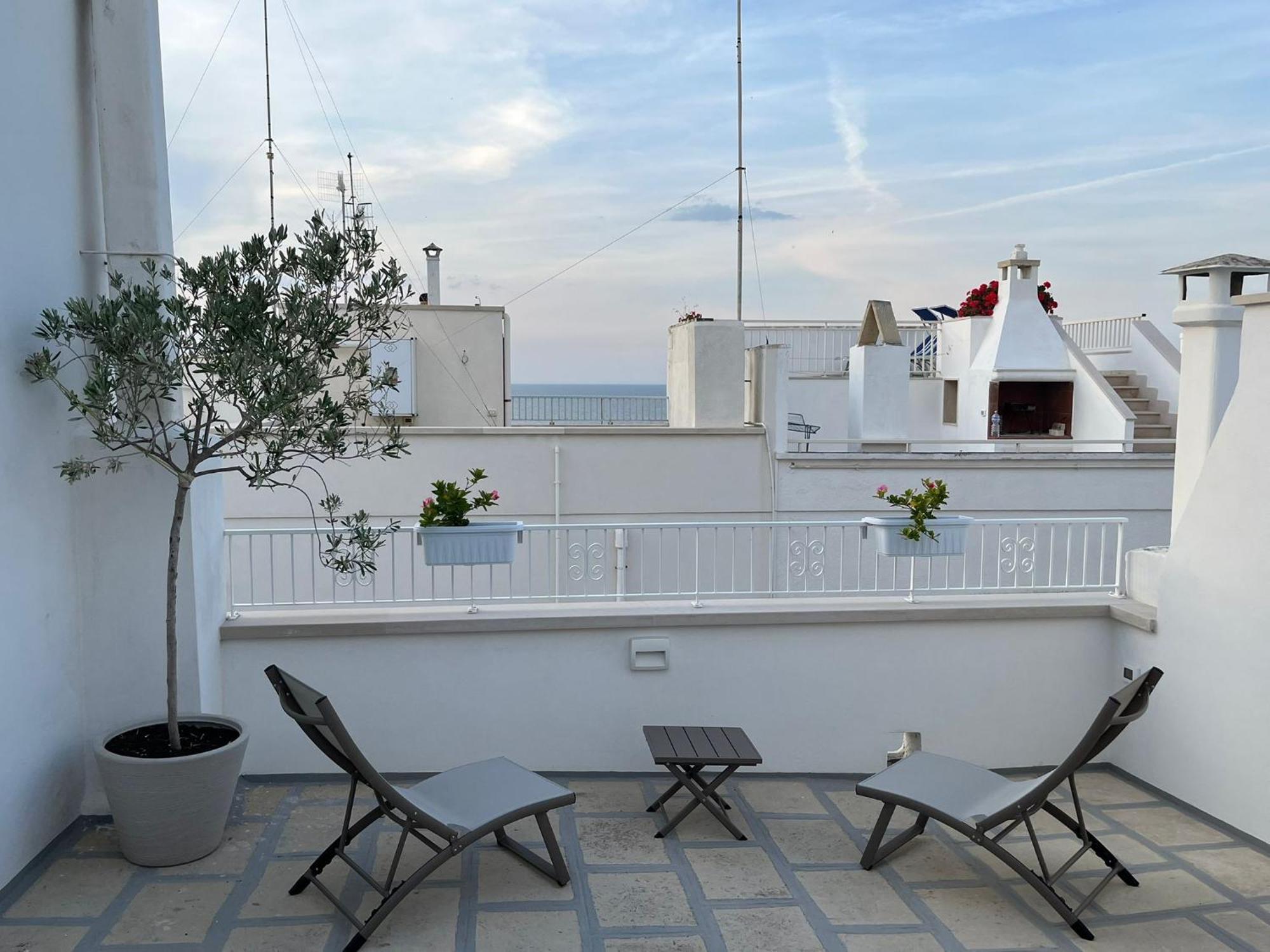 ポリニャーノ・ア・マーレEl-Mar Locazione Turistica House With Exclusive Terraceアパートメント エクステリア 写真